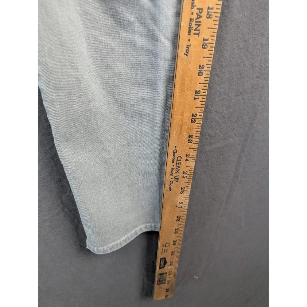 American Eagle Airflex+ Slim Distressed Gray Jeans 31x32‎ Heavy Ripped Stretch